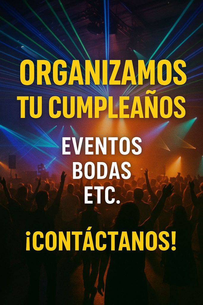 Organización de Cumpleaños y Eventos

Avangard Producciones Business S.L. crea celebraciones únicas, llenas de vida, emoción y estilo.
Nos especializamos en el diseño, producción y coordinación de eventos personalizados: desde cumpleaños familiares y fiestas temáticas hasta grandes celebraciones privadas o corporativas.

🎧 Sonido e iluminación profesional:
Equipos de alta calidad, luces dinámicas, efectos visuales y sonido perfecto en cada rincón.
Creamos la atmósfera ideal para disfrutar de la música, el ambiente y la energía del momento.

🎉 Decoración y ambientación:
Diseños temáticos, montaje de escenarios, rincones fotográficos, castillos hinchables y detalles que convierten cualquier espacio en una experiencia mágica.

💃 Animación y espectáculo:
DJ, presentadores, bailarines y artistas que llenan la fiesta de ritmo y diversión.
También ofrecemos shows especiales, juegos, concursos y entretenimiento adaptado a todas las edades.

🍰 Organización integral:
Nos encargamos de todo: sonido, luces, montaje, coordinación, y supervisión técnica y artística.
Tú solo disfrutas, nosotros hacemos el resto.

✨ Avangard Producciones Business S.L. — Donde cada evento se convierte en un recuerdo inolvidable.